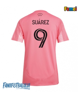 Inter Miami Luis Suarez #9 Tricou Fotbal Replică 2025-26 Femei Acasa